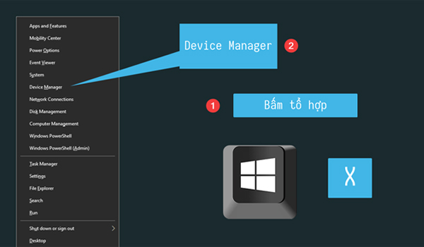 Kiểm tra card màn hình qua Device Manager 
