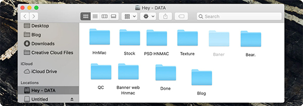 Ẩn/hiển thị file trên máy tính macOS